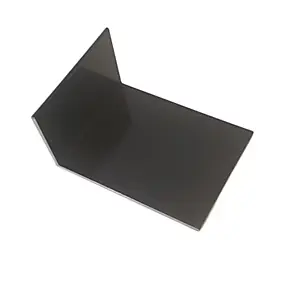 5 arrets de plaque gris ral 7016 pour profil de jonction (lot de 2 )