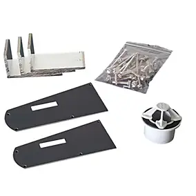 Blister de kit de toiture terasse gris (lot de 2pcs )