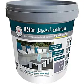 Enduit béton minéral Résine extérieur nce pierre de lune mat 4kg