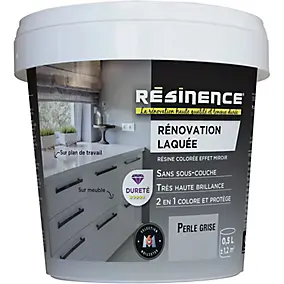 Résine multisupports Résinence Rénovation Laquée Color satin gris perle 500ml