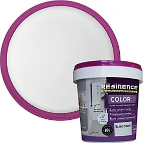 Résine multisupports Résinence Color blanc cendré satin 250ml