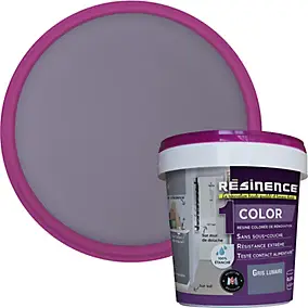 Résine multisupports Résinence Color gris lunaire satin 250ml