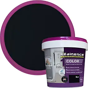 Résine multisupports Résinence Color noir satin 500ml