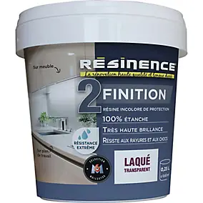 Résine de finition Résinence Laquée transparente 250 ml