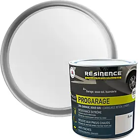 Résine de rénovation sol pro Résinence garage blanc 300ml