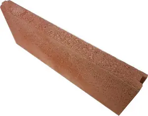 Bordurette droite - Rouge - 50 x 20 cm Ép. 5 cm