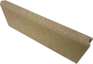 Bordurette droite sable - 50 x 20 cm. Ép. 5 cm