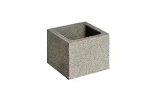 Element pilier 27,5 x 27,5 x 25 - gris
