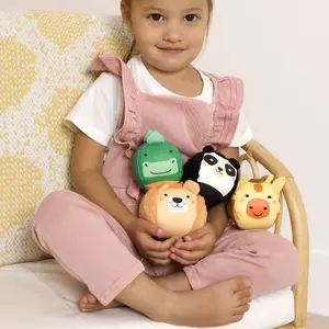 Lot de 4 balles doudous Jungle Doodballs