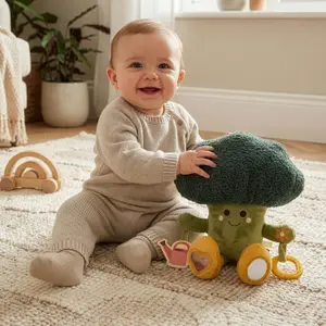 Peluche d'activités Bobby le Brocoli (25 cm)