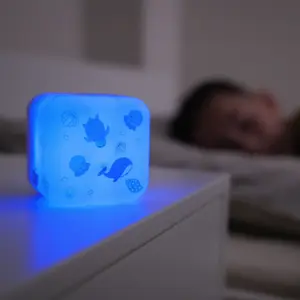 Veilleuse nomade Cube B Océan