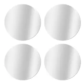 4 miroirs adhésifs ronds ⌀10 cm MPglass