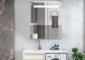 Miroir LED "First" - L. 80 x H. 70 cm