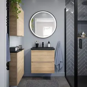 Miroir LED rond "Chicago" - Ø. 80 cm