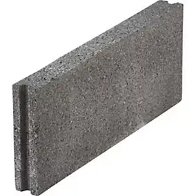 Bloc béton planelle 4 x 19 x 50cm gris