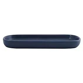 Plateau en céramique Maonie bleu foncé MSV