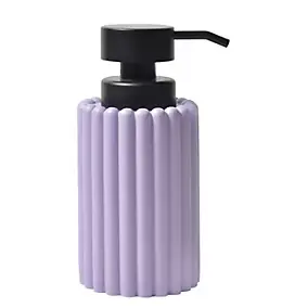 Distributeur de savon 300 ml en céramique, lavande, MSV Maonie