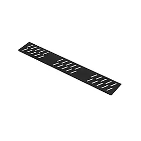 Grille d'évacuation l.69,5 cm pour receveur de douche Pedra et Pure 2, noir, Galedo