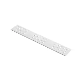 Grille d'évacuation l.69,5 cm pour receveur de douche Pedra et Pure 2, blanc, Galedo