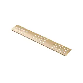 Grille d'évacuation l.79,5 cm pour receveur de douche Pedra et Pure 2, doré, Galedo
