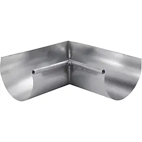 Angle intérieur zinc Ø33 mm gris Scover