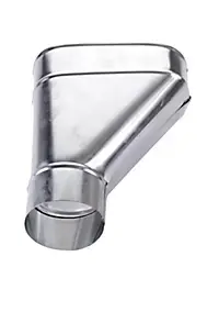 Cuvette branchement Ø100 mm zinc gris