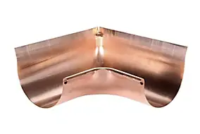 Equerre intérieur cuivre Ø33 mm L.35,5 cm