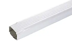 Tuyau de descente aluminium blanc L.2 m