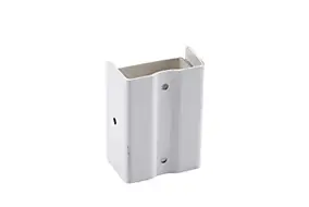 Collier fixation descente blanc aluminium