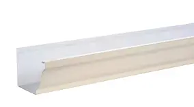 Gouttière aluminium sable Ø33 mm L.4 m