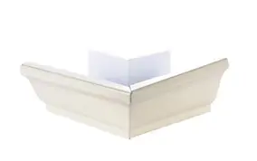 Angle extérieur aluminium sable Ø33 mm
