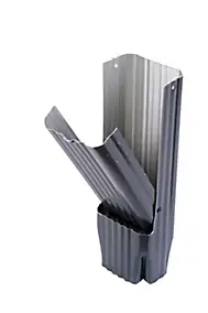 Récupérateur d'eau à clapet en aluminium bleu 60 x 80 mm