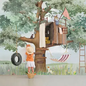 Papier Peint Panorama Ma cabane XL (250 x 400 cm)