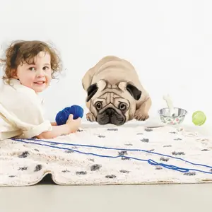 Planche sticker Carlin Mops (35 x 45 cm)