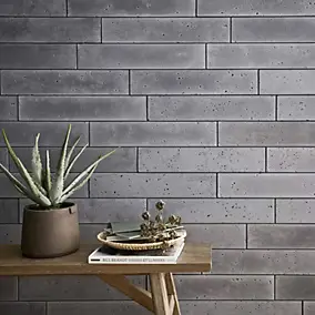 Plaquette de parement Fara béton gris