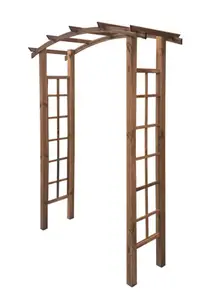 Pergola arc en bois - 140x60x210 cm.