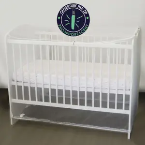 Moustiquaire intégrale adaptable (pour lit 60 x 120 et 70 x 140 cm)