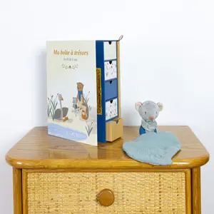 Coffret boîte à trésors et journal de naissance Au fil de l'eau