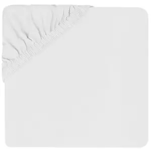 Drap housse en jersey Blanc (50 x 83 cm)