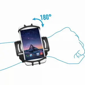 Support Brassard Poignet/Bras Universel 5-7' pour Terminal de Saisie & Smartphone, Ajustable, Rotation 360°