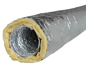 Gaine souple en aluminium isolé 5 m, ø125 mm Strulik