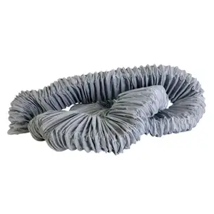 Gaine de ventilation rectangulaire PVC renforcée extra-plate 125/135 x 70 mm L. 6 m