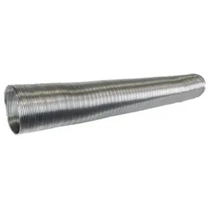 Gaine flexible aluminium compact pour ventilation diamètre 80 mm L. 3 m