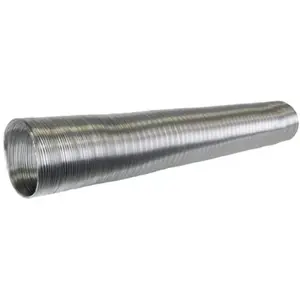 Gaine flexible aluminium compact diamètre 125 mm L. 3 m
