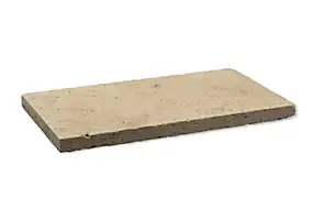 Couvre mur plat pour muret travertin 50 x 28 x 3 cm pierre naturelle