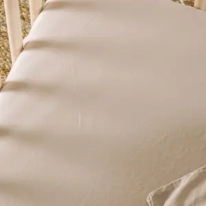 Drap housse satin de coton bio Lin (70 x 140 cm)