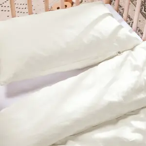 Housse de couette pur coton Ecru (100 x 140 cm)