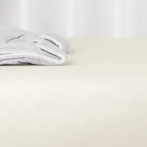 Drap housse en coton bio pour landau Ecru (72 x 33 cm)