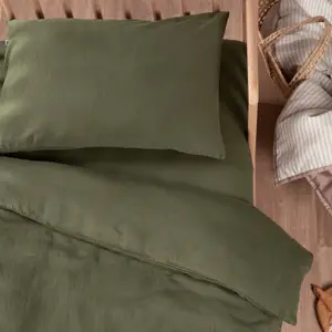 Housse de couette Satin Cyprès (75 x 120 cm)