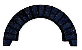 Arcade noire pour habillage four à bois Ephrem L'Essentiel et L'Authentique